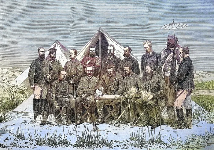 Framed Print : Abyssinian expedition from 1868
