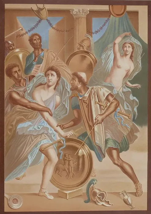 Framed Print : Achilles, in Greek mythology an almost invulnerable hero of the Greeks Framed Print : Achilles, in Greek mythology an almost invulnerable hero of the Greeks