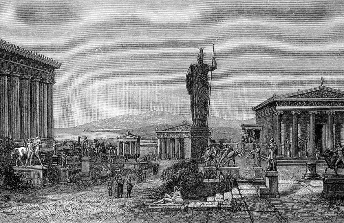 Framed Print : The Acropolis of Athens, Greece