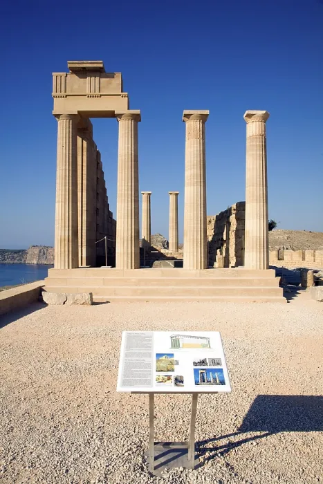 Framed Print : Acropolis temple and buildings Framed Print : Acropolis temple and buildings