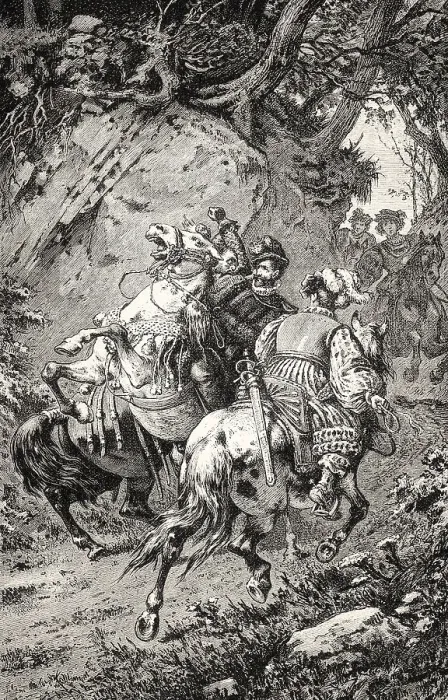 Framed Print : ACT I. the capture of ADELBERT VON WEISLINGEN Framed Print : ACT I. the capture of ADELBERT VON WEISLINGEN