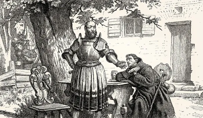 Framed Print : ACT I. SCENE II. Goetz von Berlichingen