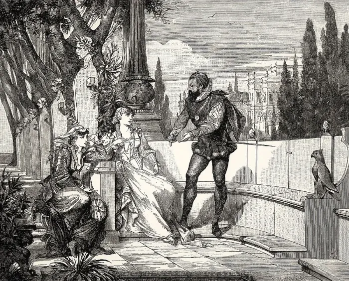 Framed Print : ACT I, SCENE III. Princess, Leonora