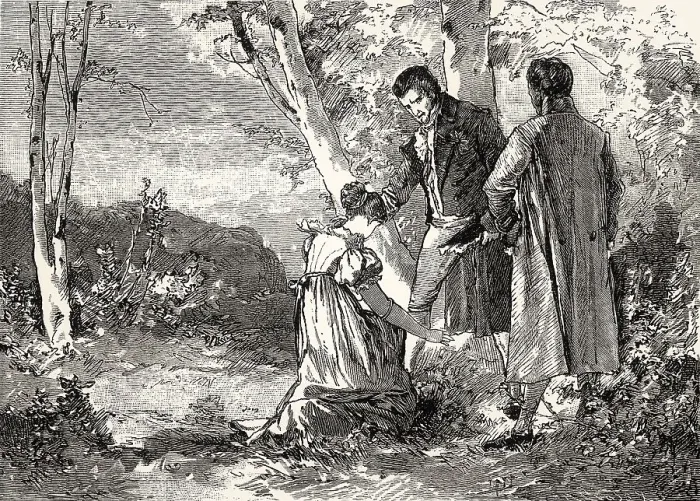 Framed Print : ACT I. SCENE V. King, Duke, Eugenie Framed Print : ACT I. SCENE V. King, Duke, Eugenie
