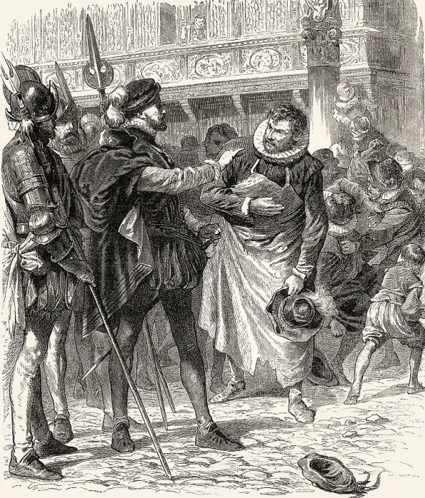Framed Print : ACT II, SCENE I. Square in Brussels