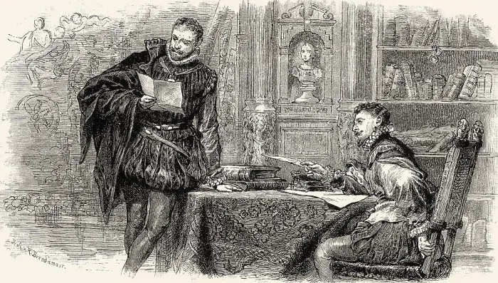 Framed Print : ACT II, SCENE II. Egmont's residence