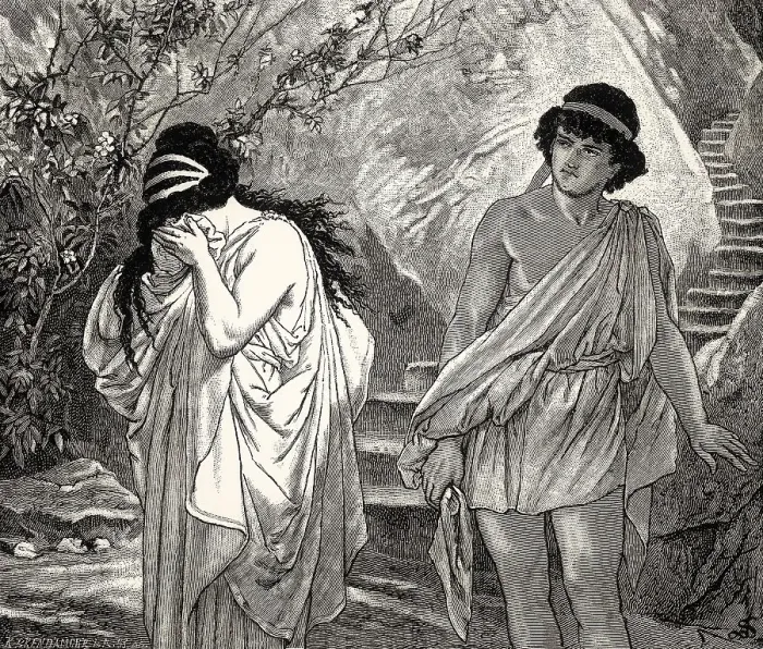 Framed Print : ACT II, SCENE II. Iphigenia, Pylades