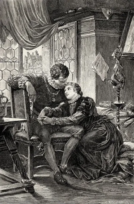 Framed Print : ACT III, SCENE II. Clara's dwelling