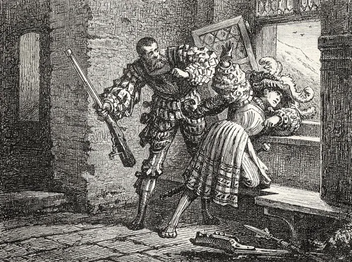 Framed Print : ACT III, SCENE XX. The Armory