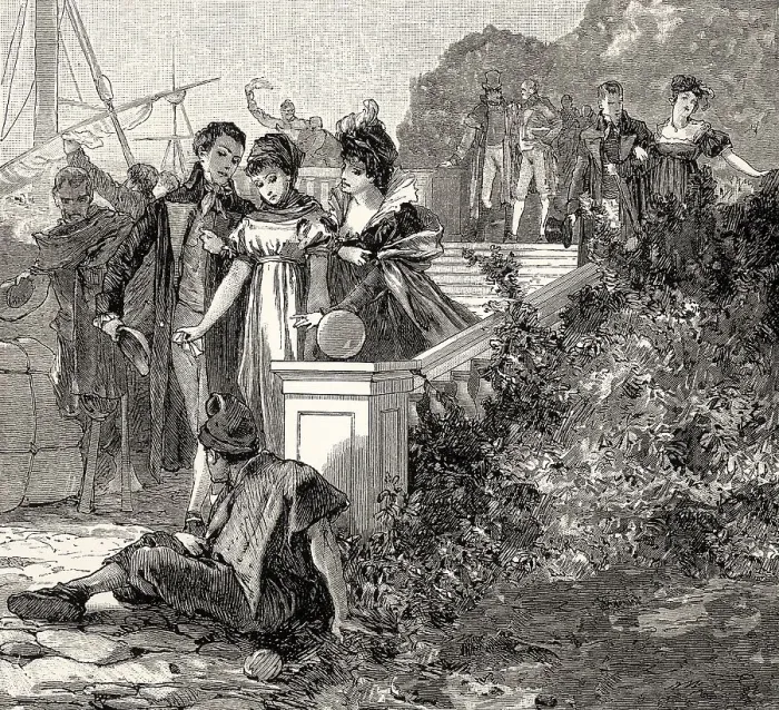 Framed Print : ACT IV. SCENE III. Eugenie, Governess