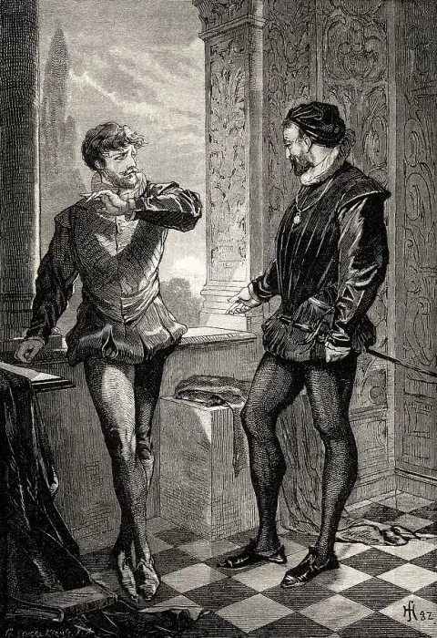 Framed Print : ACT IV. SCENE IV. Antonio, Tasso Framed Print : ACT IV. SCENE IV. Antonio, Tasso