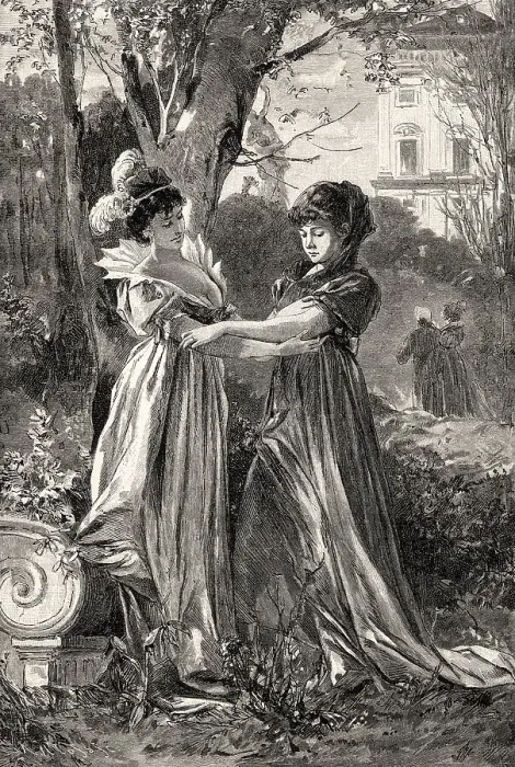 Framed Print : ACT IV. SCENE IV. Eugenie, Governess Framed Print : ACT IV. SCENE IV. Eugenie, Governess