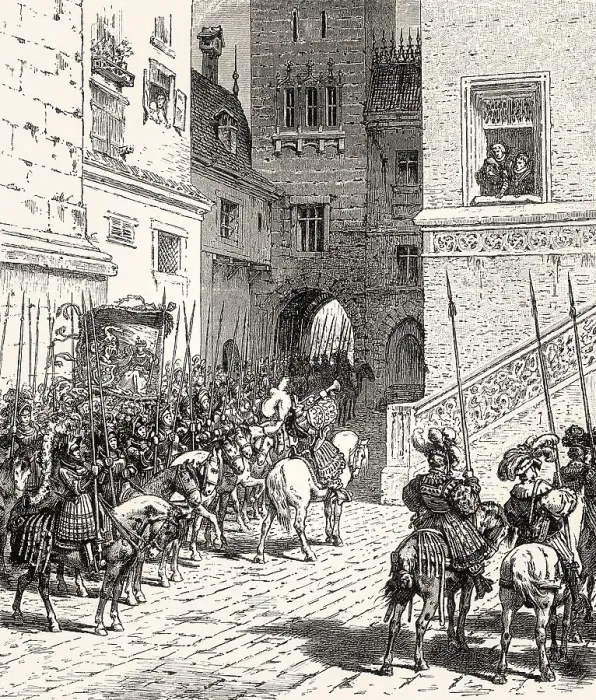 Framed Print : ACT IV. Sickingen's Troops at Heilbronn Framed Print : ACT IV. Sickingen's Troops at Heilbronn