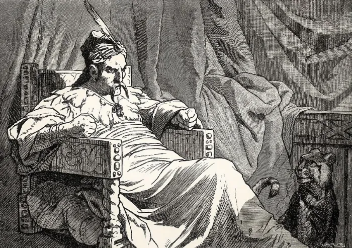 Framed Print : ACT V. SCENE I. Thoas, scene from Iphigenia in Tauris
