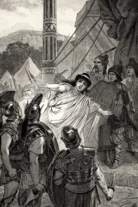 Framed Print : ACT V, SCENE VI. Iphigenia between the Greeks and Scythians