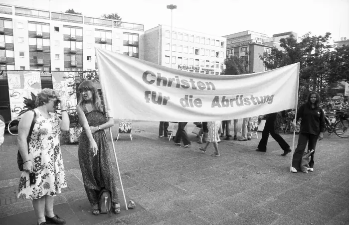 Framed Print : Activities for the Anti-War Day 1979 on 01