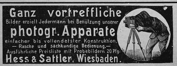 Framed Print : Advertisement for cameras, published in the magazine Gartenlaube in 1890