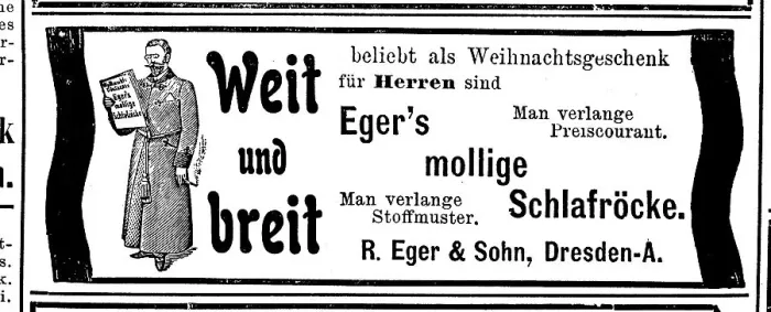 Framed Print : Advertisement of the company Eger & Sohn for sleeping skirts Framed Print : Advertisement of the company Eger & Sohn for sleeping skirts