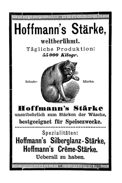 Framed Print : Advertisement for Hoffmann's Strength Framed Print : Advertisement for Hoffmann's Strength