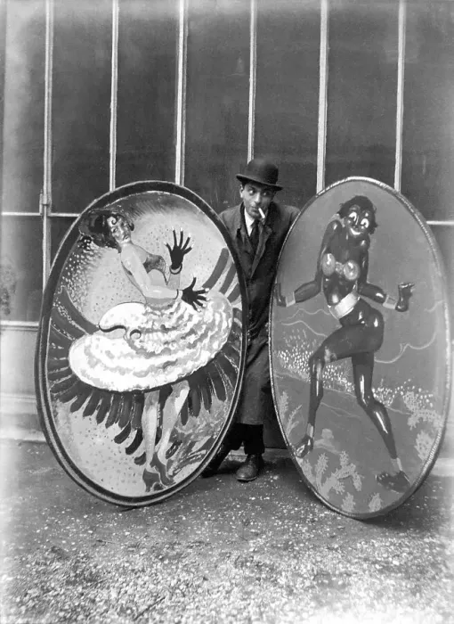 Framed Print : Advertisement for a variety show