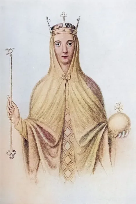 Framed Print : Adeliza of Leuven, also known as Adela and Aleidis: 1103 to 1151