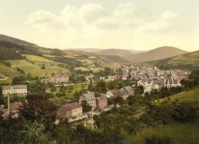 Framed Print : Adenau im Ahrtal, Rhineland-Palatinate