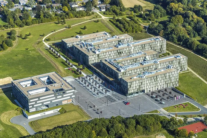 Framed Print : Aerial photograph, Bielefeld University of Applied Sciences