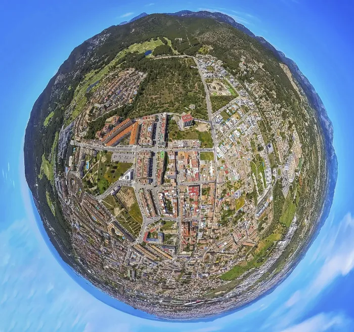 Framed Print : Aerial view, aerial view Sa Vileta-Son Rapinya Framed Print : Aerial view, aerial view Sa Vileta-Son Rapinya