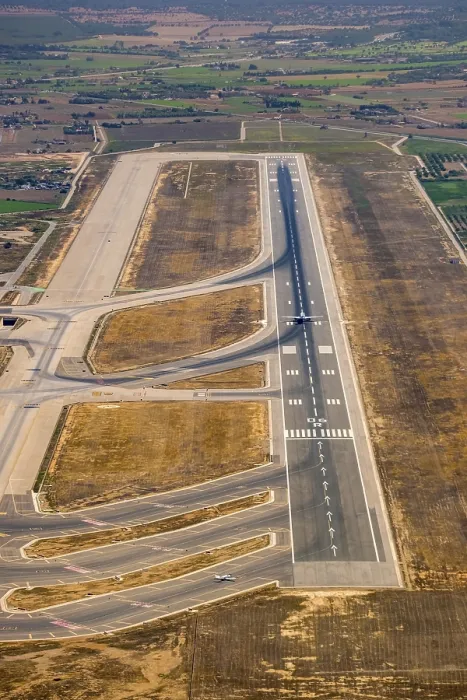 Framed Print : Aerial view, Aeropuerto de Palma de Majorca Framed Print : Aerial view, Aeropuerto de Palma de Majorca
