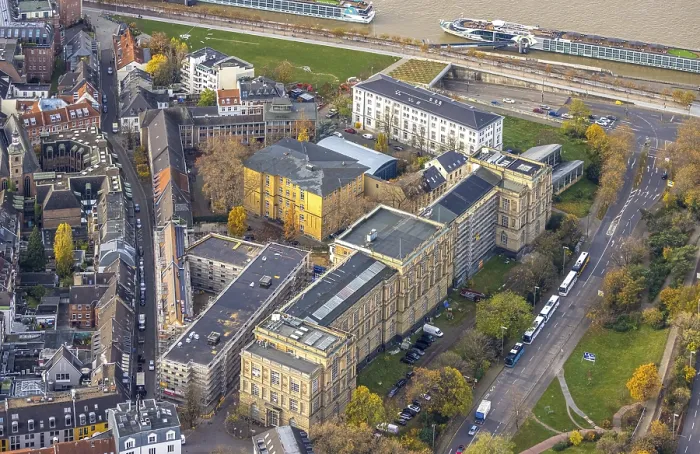 Framed Print : Aerial view, art academy art school, St