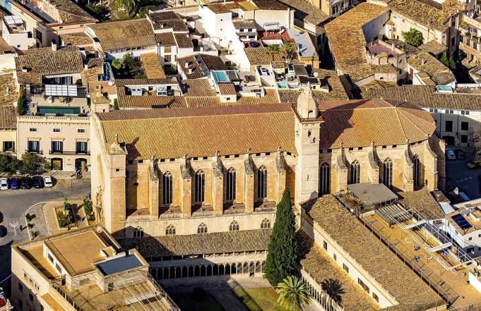 Framed Print : Aerial view, Basilica San Francisco