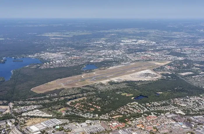 Framed Print : Aerial view of Berlin Tegel Airport