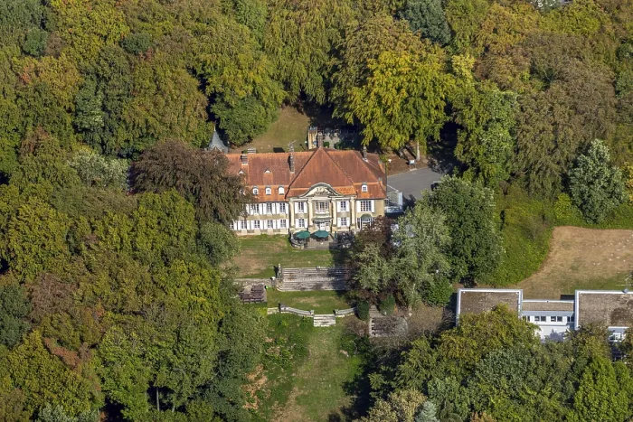 Framed Print : Aerial view, Bildungszentrum Herdecke