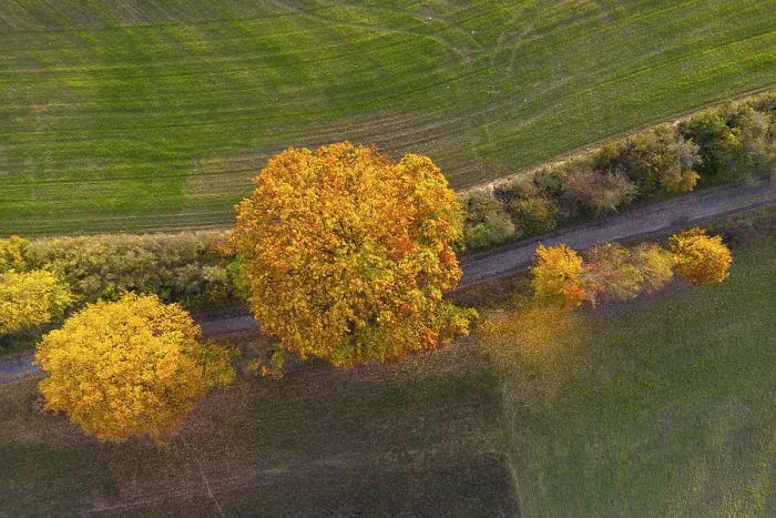 Framed Print : Aerial view, drone photo