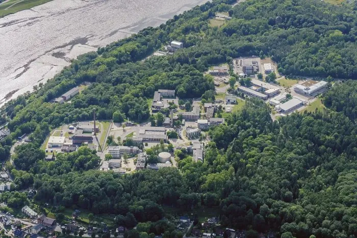 Framed Print : Aerial view of the Helmholtz Centre Hereon Framed Print : Aerial view of the Helmholtz Centre Hereon