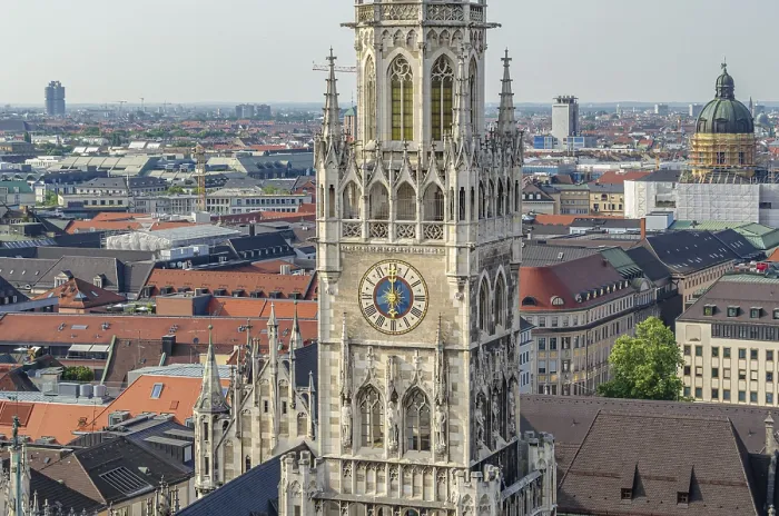 Framed Print : Aerial view of the New Town Hall