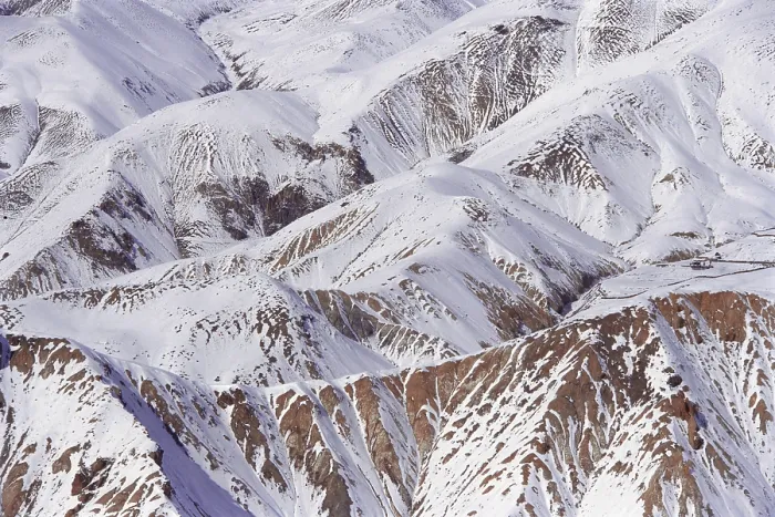 Framed Print : Aerial view of snowcap Himalaya, India