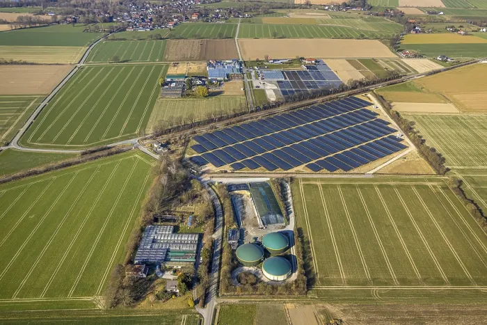 Framed Print : Aerial view, solar park photovoltaic plant Sternweg Framed Print : Aerial view, solar park photovoltaic plant Sternweg
