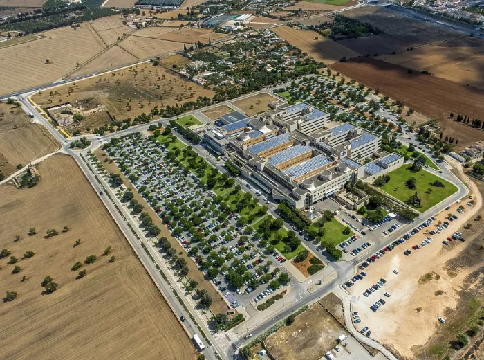 Framed Print : Aerial view, Son Llatzer Hospital Framed Print : Aerial view, Son Llatzer Hospital