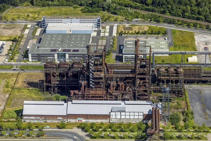 Framed Print : Aerial view, Technology Park Industrial Estate Phoenix West