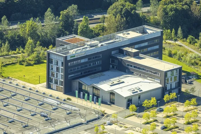 Framed Print : Aerial view, Technology Park Industrial Estate Phoenix West