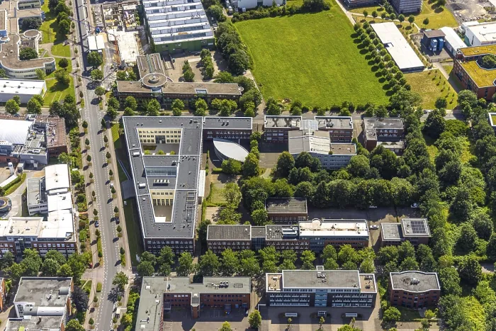 Framed Print : Aerial view, TU Technische Universitat Dortmund TZDO Technologiezentrum Dortmund Framed Print : Aerial view, TU Technische Universitat Dortmund TZDO Technologiezentrum Dortmund