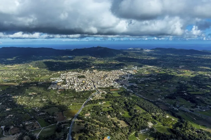 Framed Print : Aerial view, view of Arta