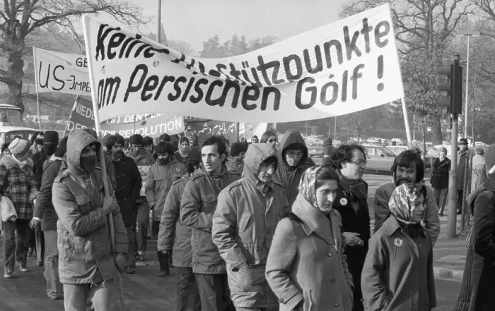 Framed Print : Afghans and some Germans demonstrated against US interference in Afghanistan on 19