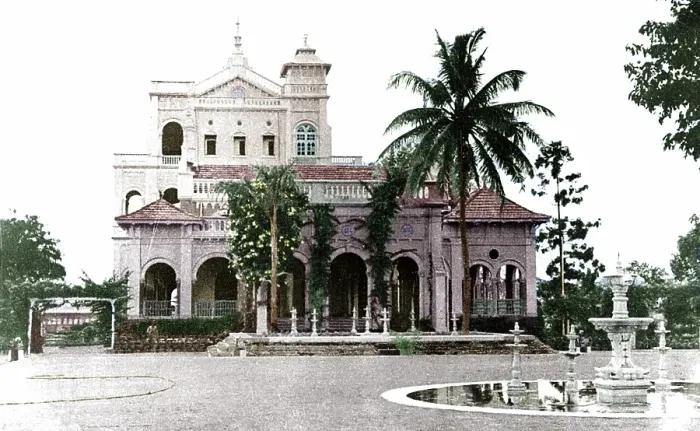 Framed Print : Aga Khan Palace in Pune, Maharashtra, India, Asia, August 1942 and May 1944, Asia