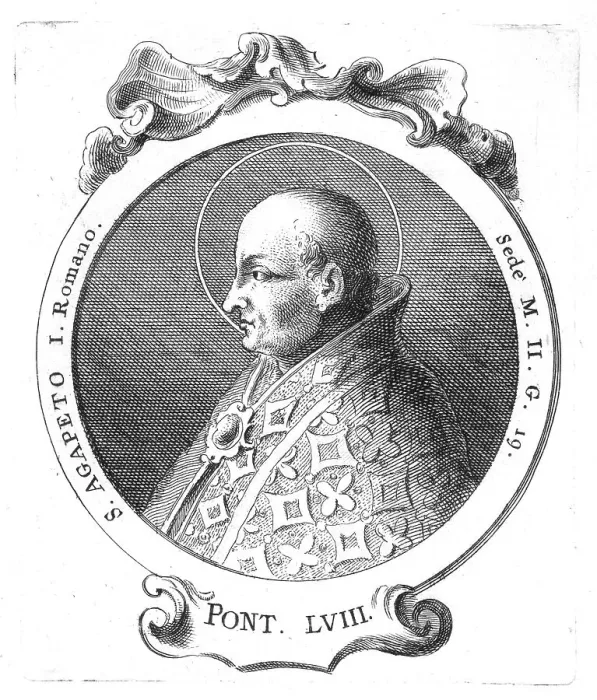 Framed Print : Agapitus I, Agapetus or Agapet Framed Print : Agapitus I, Agapetus or Agapet