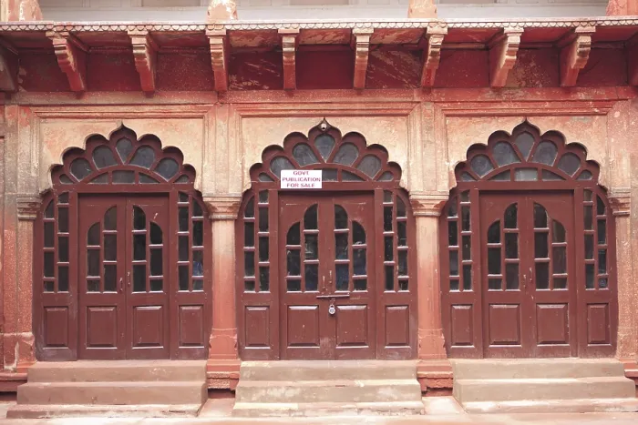Framed Print : Agra fort built in 16th century by Mughal emperor