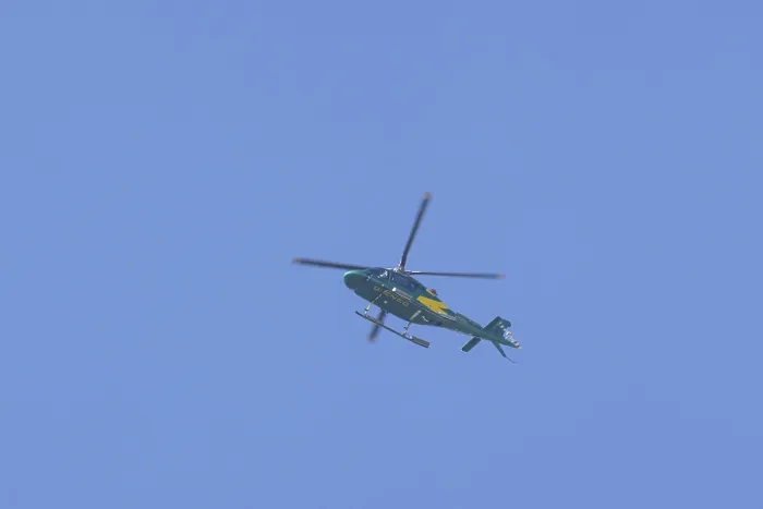 Framed Print : Agusta AW119 Koala Mk.II helicopter flying in a blue sky Framed Print : Agusta AW119 Koala Mk.II helicopter flying in a blue sky