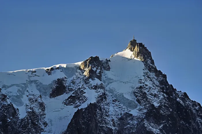 Framed Print : Aiguille du Midi in the evening light