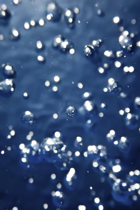 Framed Print : Air Bubbles, Underwater Bubbles Abstract Underwater Background